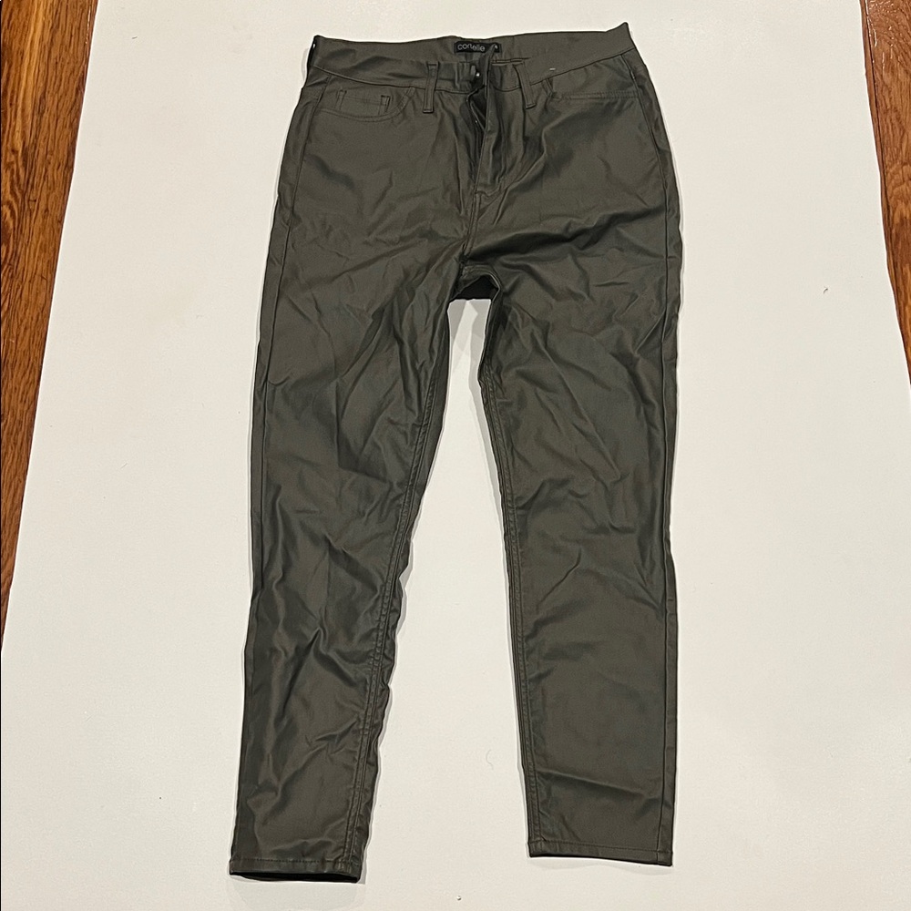 Cortelle Women’s Dark Green Chino Pants Size 46